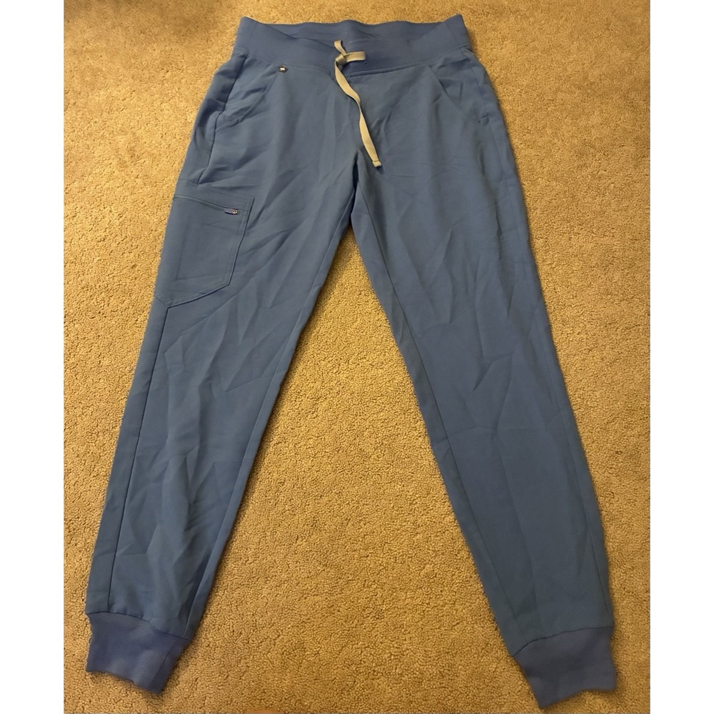 Figs Ceil Blue Zamora Jogger Scrub Pants Size Small Technical Collection Women